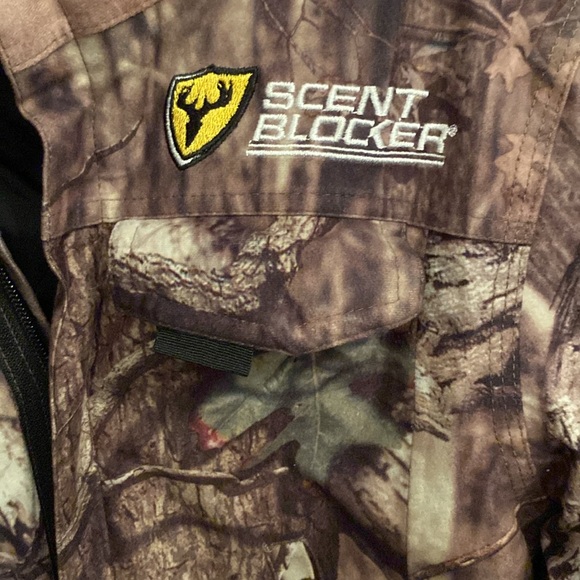 Insulated Camo Full Suit Scent Blocker Rain Blocker Sz M Medium - Picture 4 of 8